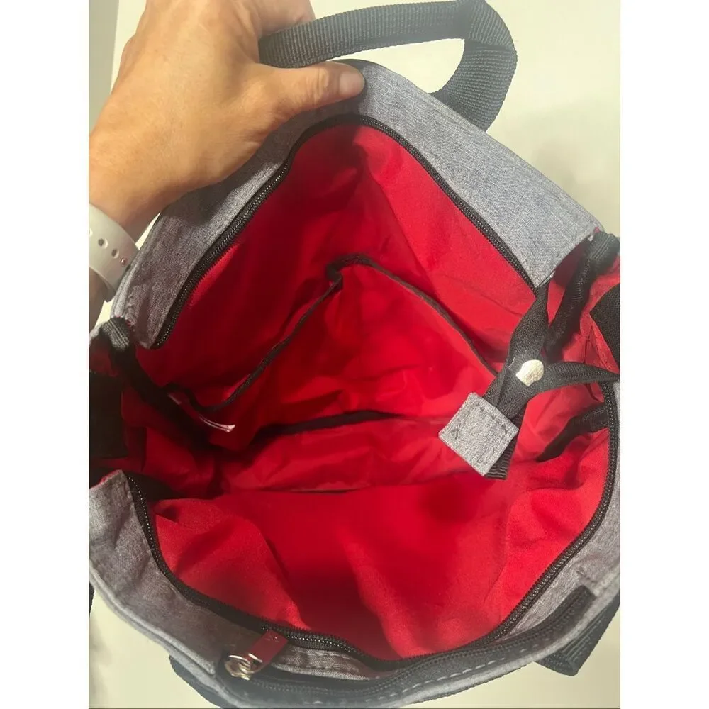 Skip Hop Gray Black Unisex Baby Bag